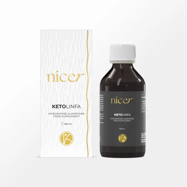 Nicer KETO LINFA – Integratore Alimentare – Flacone 100ml – KetoClinic