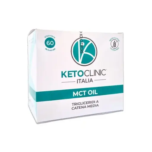 MCT OIL – TRIGLICERIDI A CATENA MEDIA – 60 Stick Pack – KetoClinic