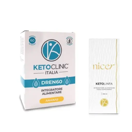 Kit AntiCellulite – 1 KetoClinic Dren + 1 Nicer Linfa